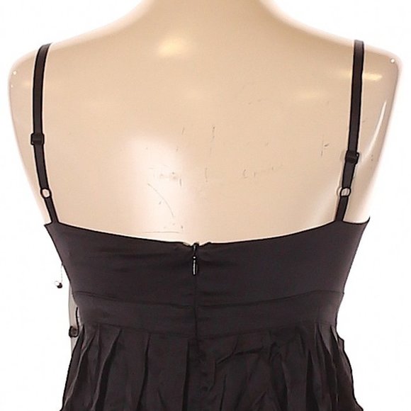 NWT Flavio Castellani Black Silk Short Slip Dress - Picture 3 of 4